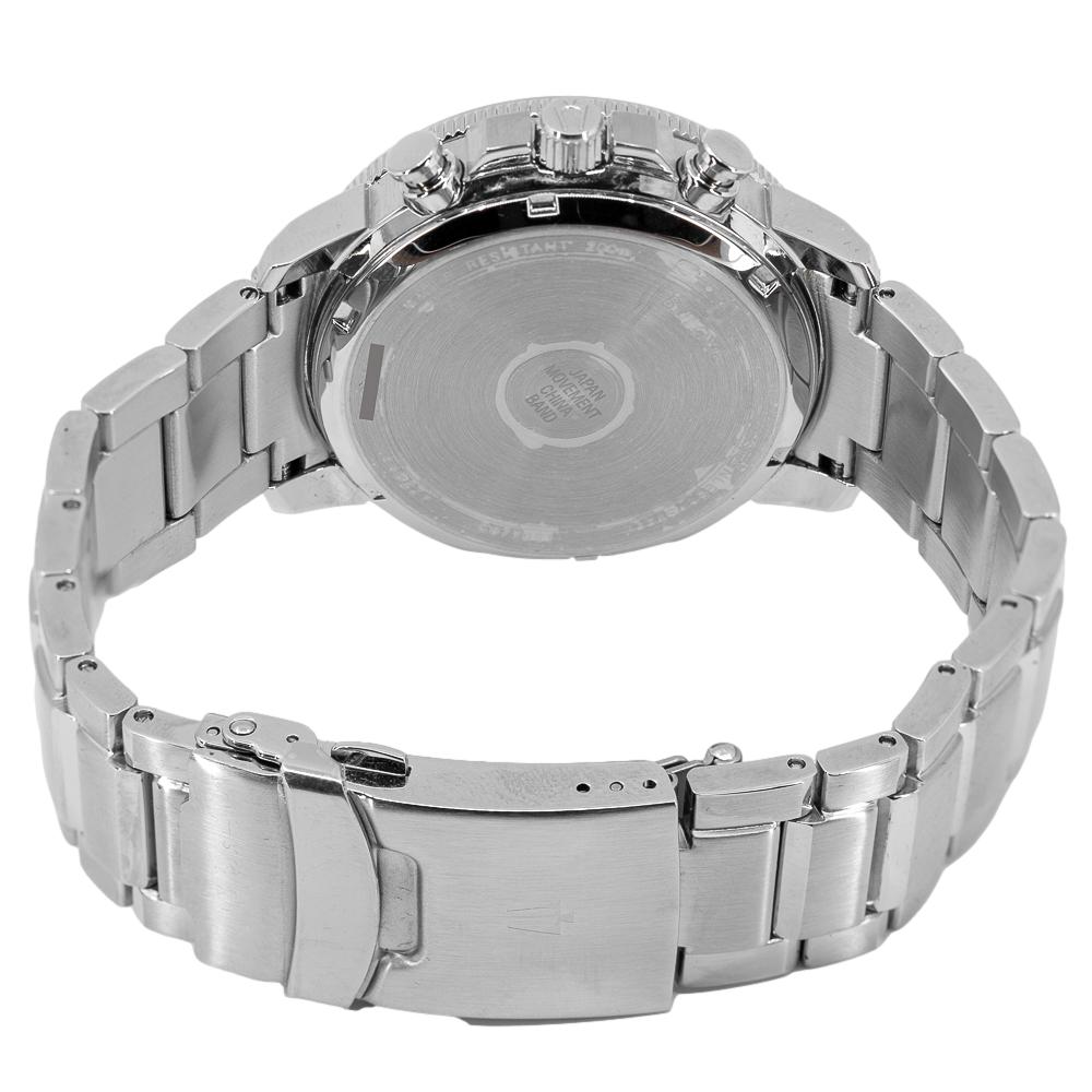 96B272-Bulova Men's 96B272 Marine Star Chrono Black Dial Watch