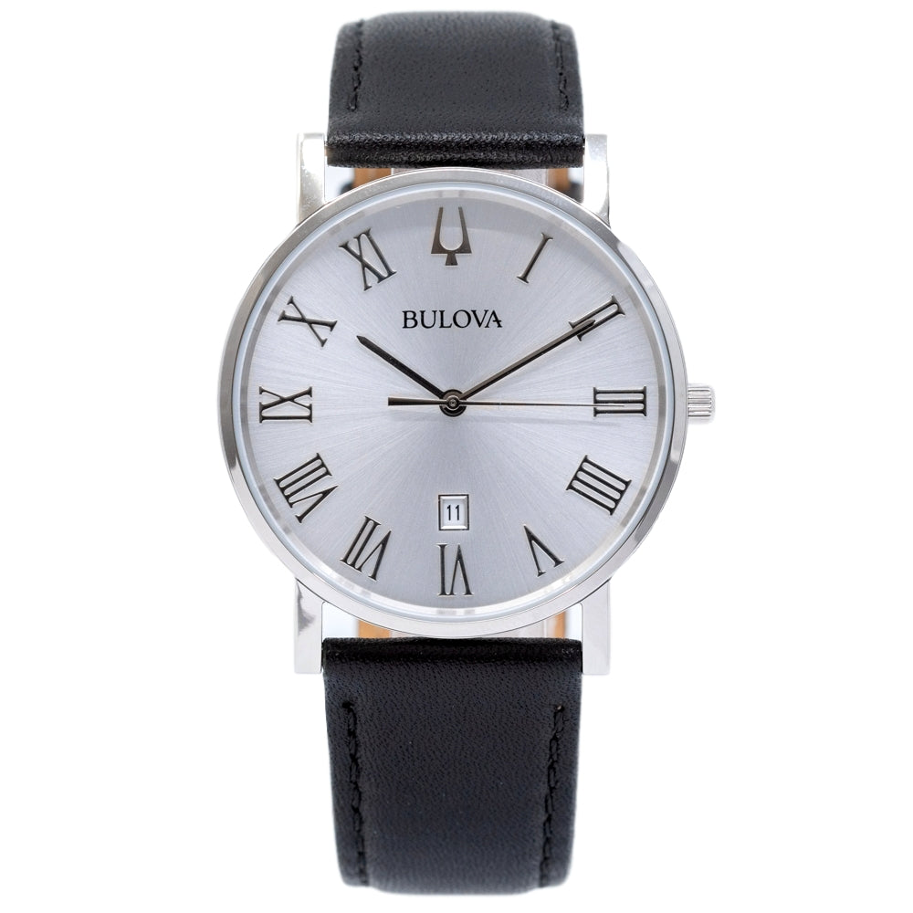 96B312-Bulova Men's 96B312 American Clipper Silver Dial Watch