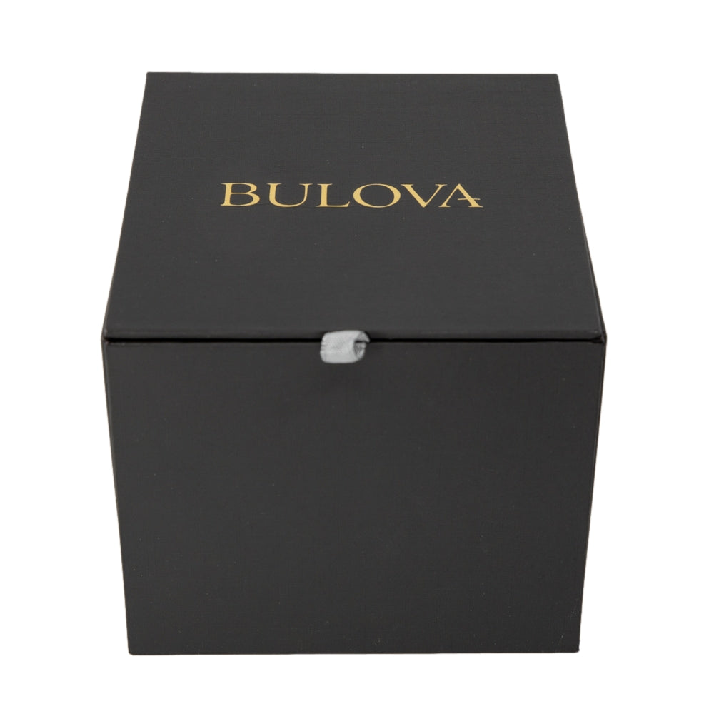 96B342-Bulova Men's 96B342 Sutton Silver-Tone Silver Dial Watch