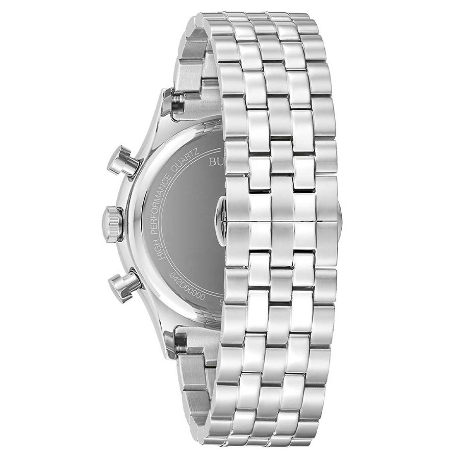 96B357-Bulova Men's 96B357 Precisionist Chrono Black Dial Watch