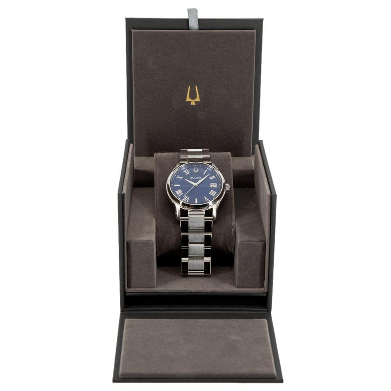 96B386-Bulova Men's 96B386 Wilton Blue Dial Watch