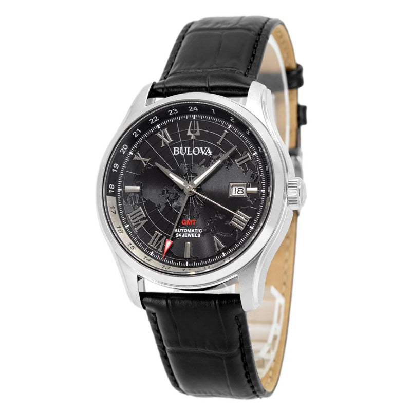 96B387-Bulova Men's 96B387 Wilton GMT Auto Watch