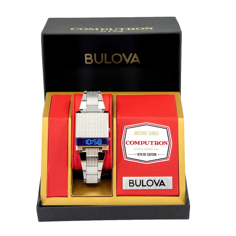 96C139-Bulova Men's 96C139 Computron Blue Limited Ed Watch