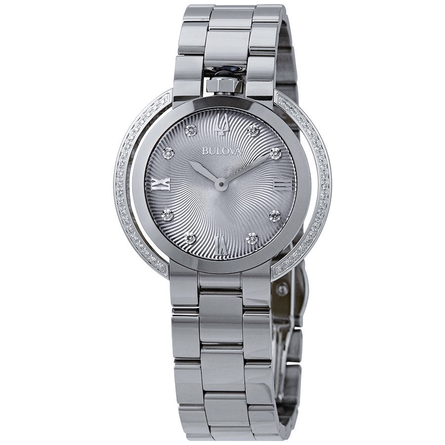 96R219-Bulova Ladies 96R219 Rubaiyat Diamond Watch