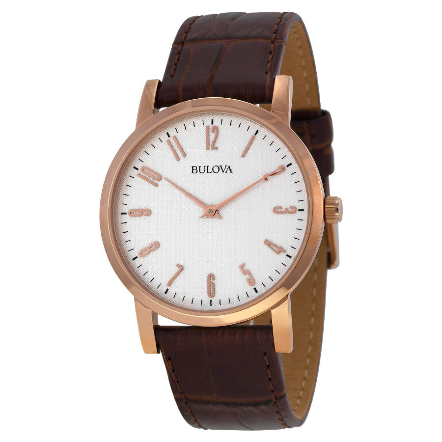 97A106-Bulova Men's 97A106 Classic White Dial Quartz