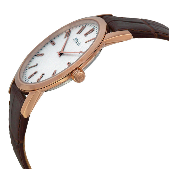 97A106-Bulova Men's 97A106 Classic White Dial Quartz