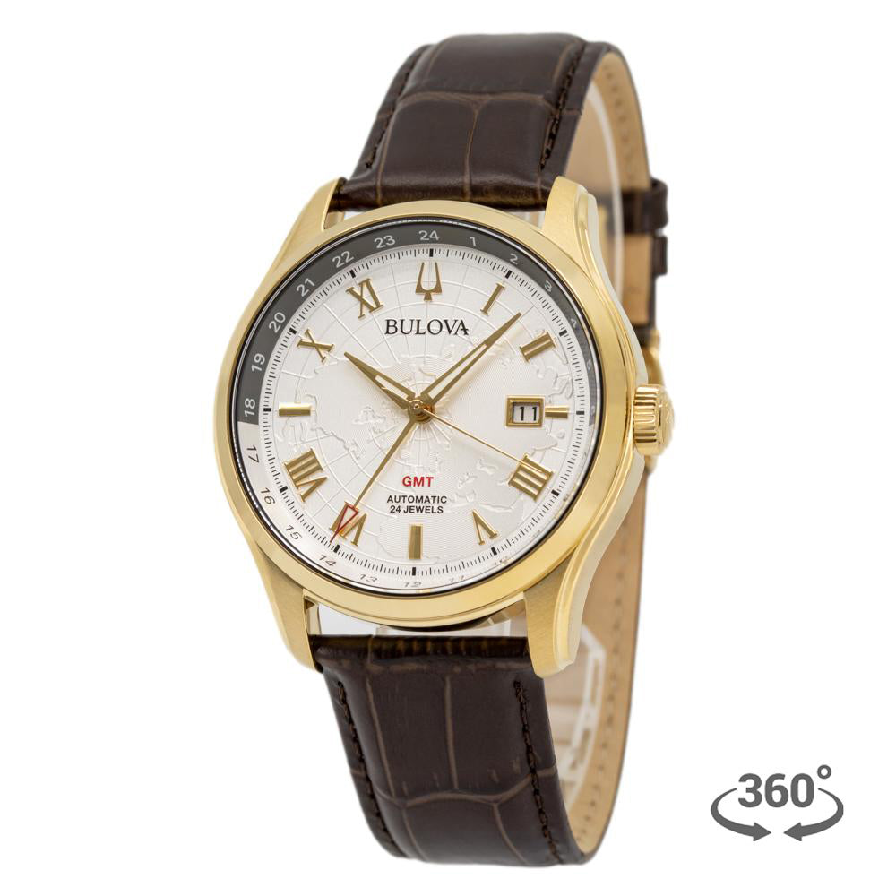 97B210-Bulova Men's 97B210 Wilton GMT Watch