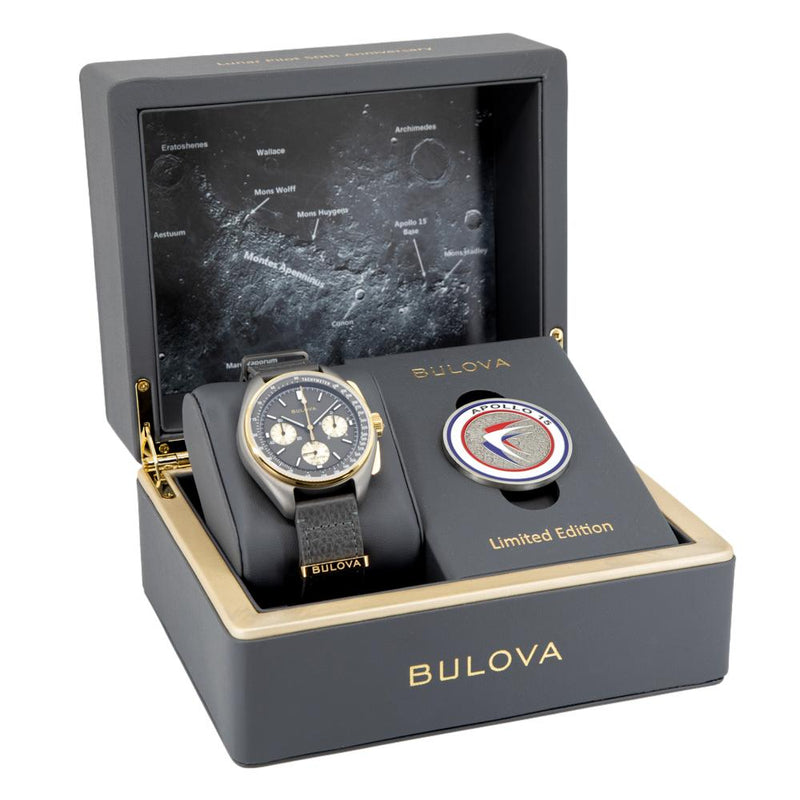 98A285-Bulova 98A285 Lunar Pilot Apollo 50th Aniv Lt.Ed Watch 