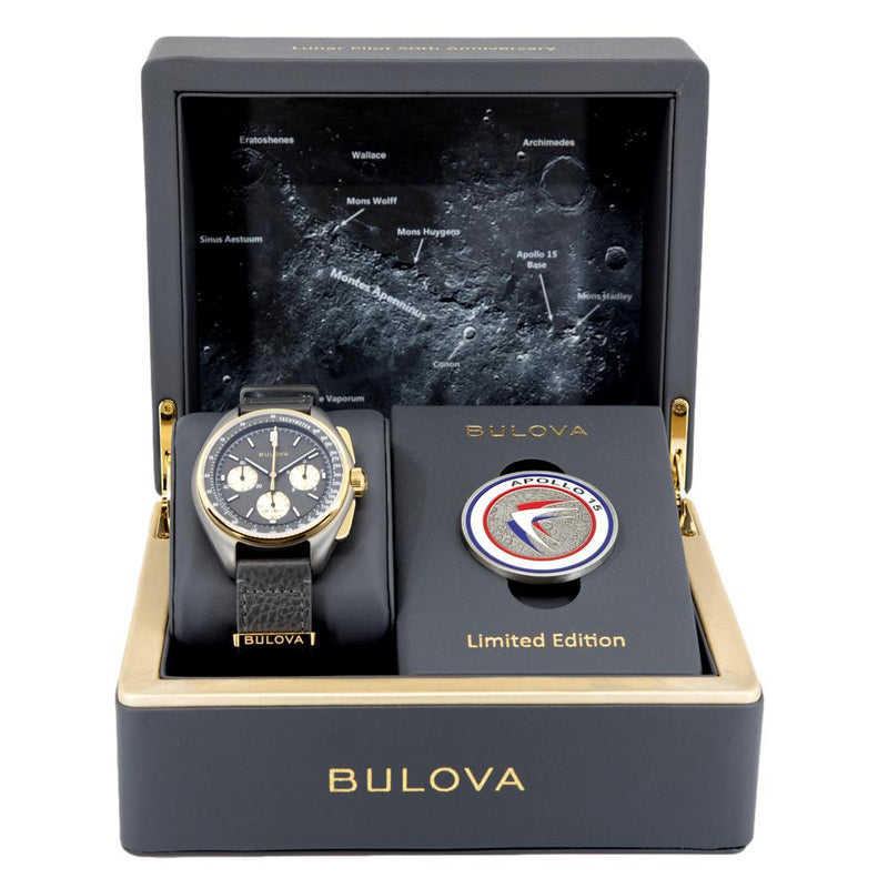 98A285-Bulova 98A285 Lunar Pilot Apollo 50th Aniv Lt.Ed Watch 