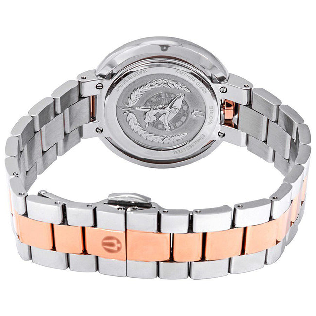 98P174-Bulova Ladies 98P174 Rubaiyat Diamond Rose Gold Dial Watch