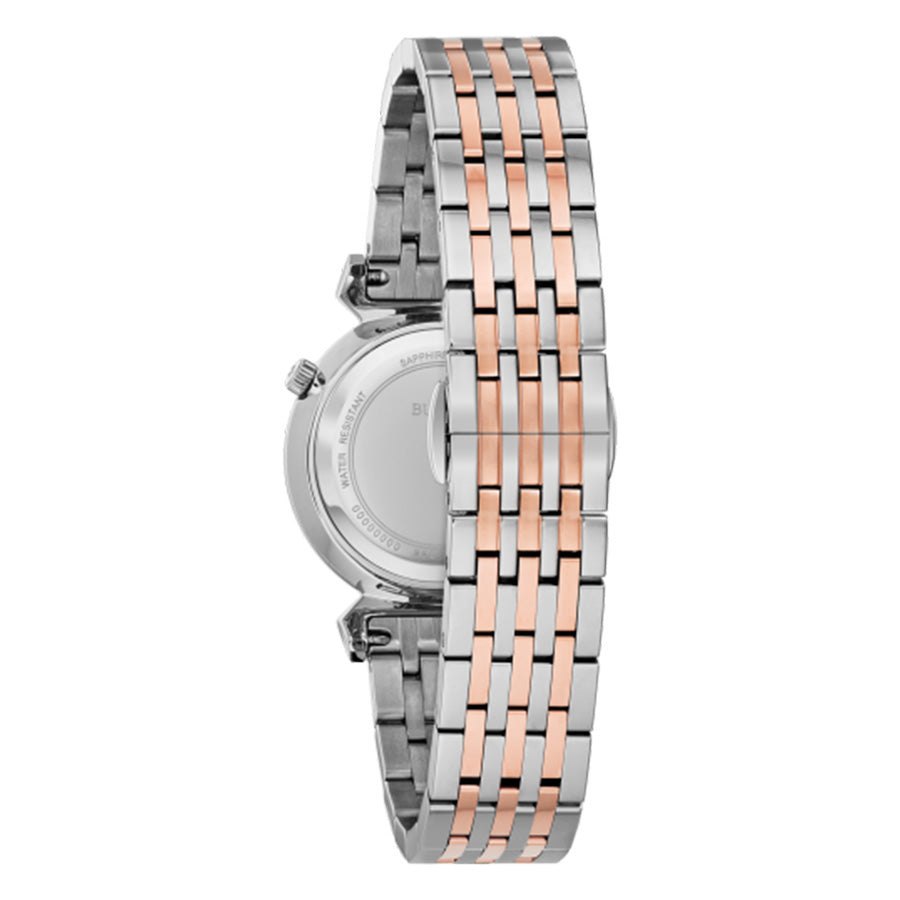 98R270-Bulova Ladies 98R270 MoP Dial with Diamonds Watch
