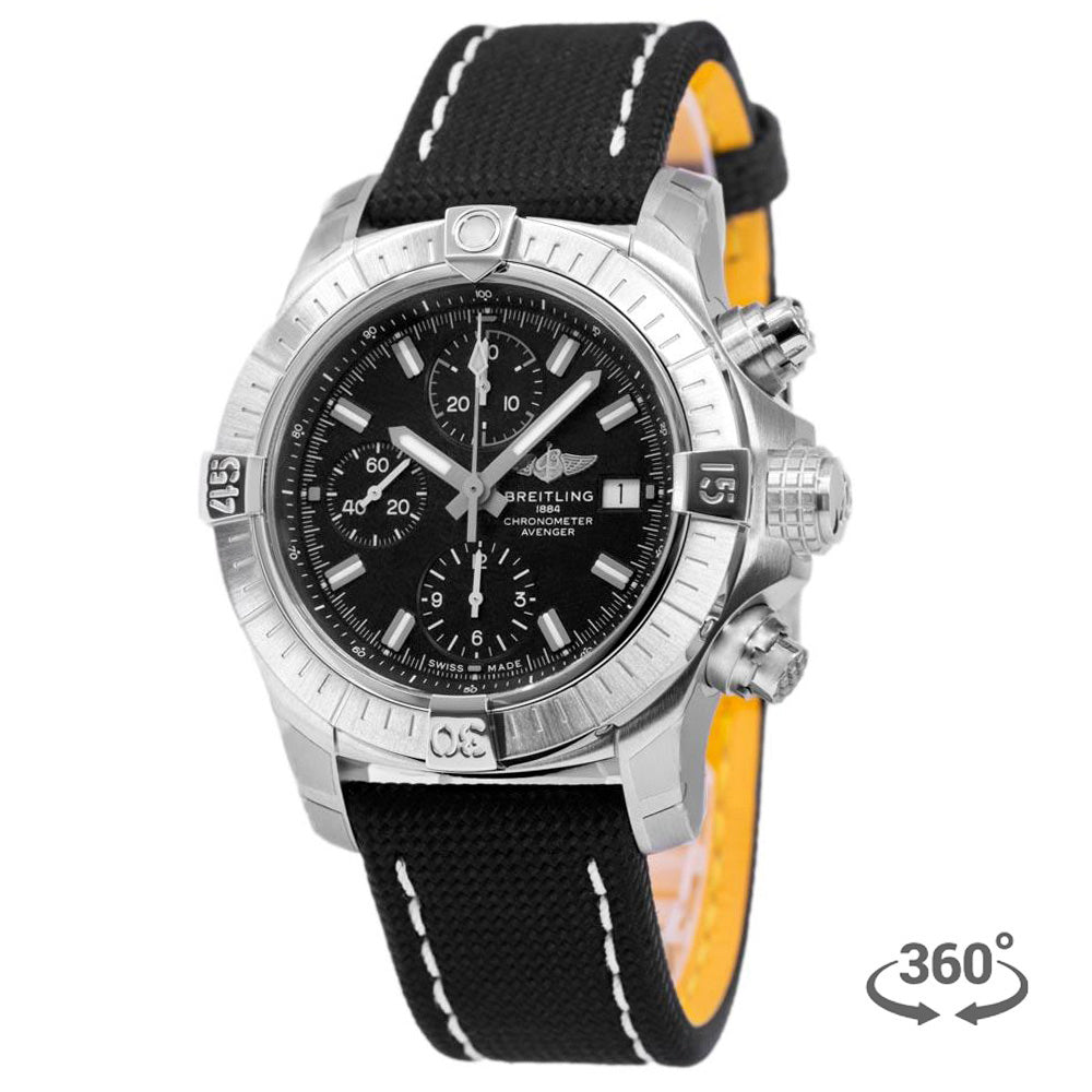 A13385101B1X1-Breitling A13385101B1X1 Avenger Chrono Black Dial Watch