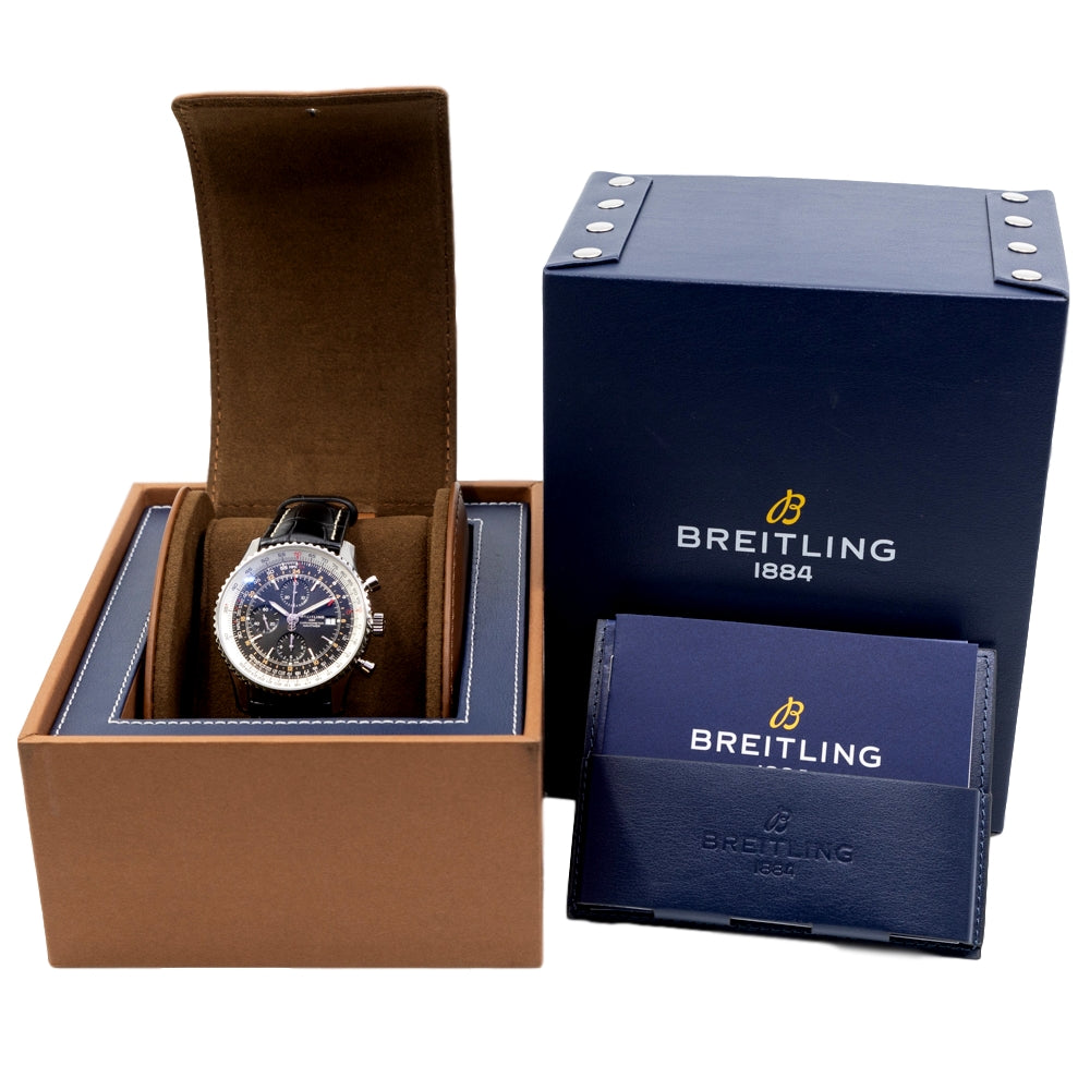 A24322121B2P1-Breitling A24322121B2P1 Navitimer Black Dial Watch
