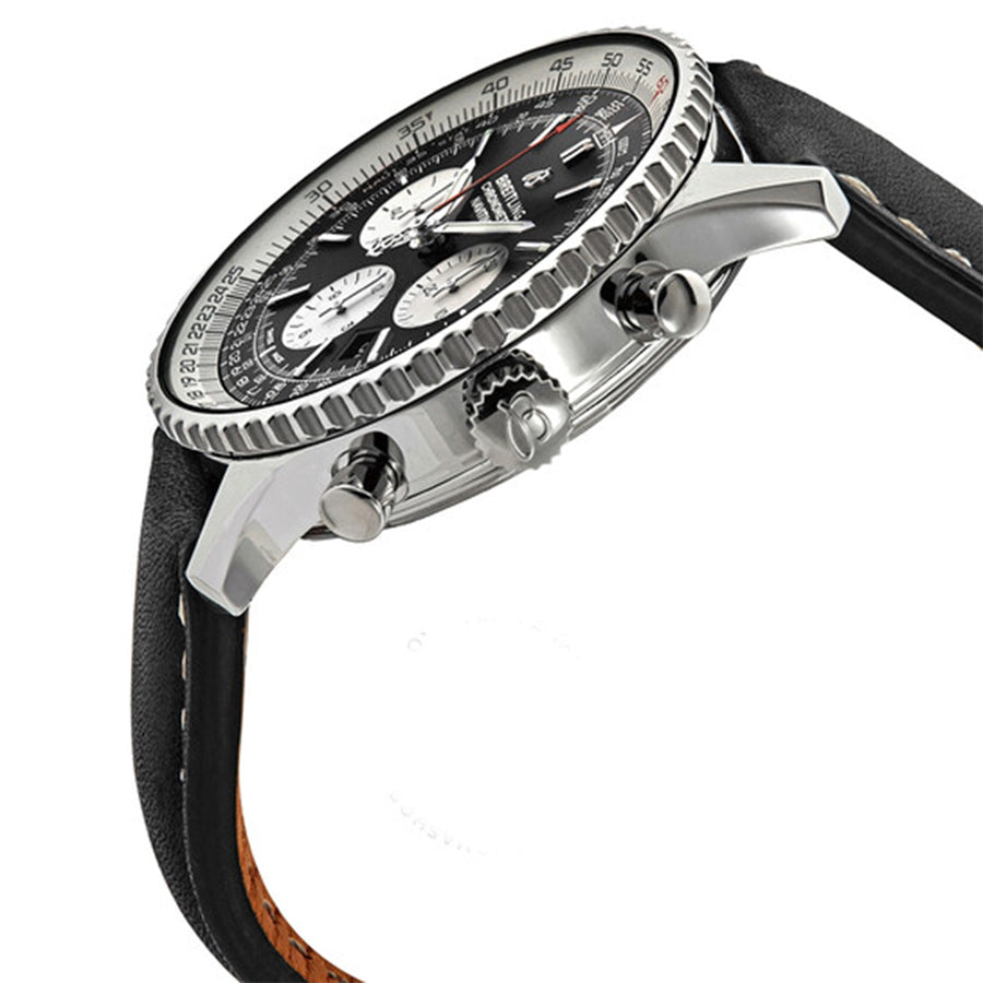 AB0127211B1X1-Breitling Men's AB0127211B1X1 Navitimer Chrono Black Watch