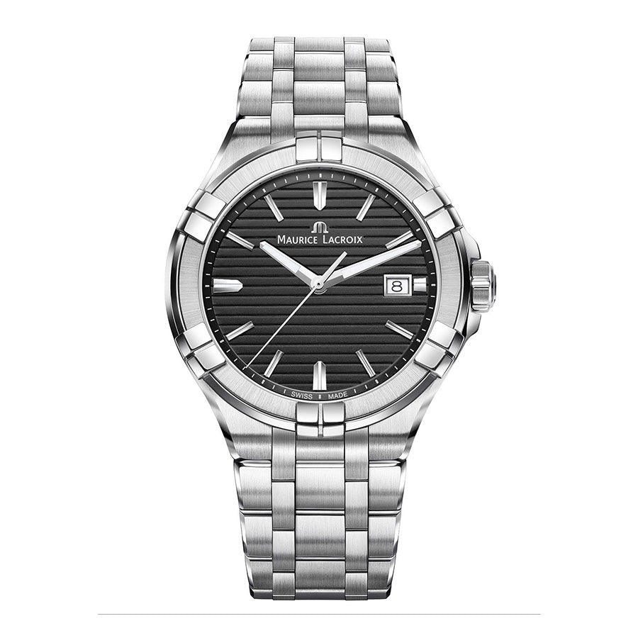 AI1008-SS002-331-1-Maurice Lacroix AI1008-SS002-331-1 Aikon Date Black 42mm