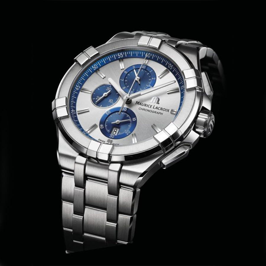 AI1018-SS002-131-1-:Maurice Lacroix AI1018-SS002-131-1 Chronograph  44mm