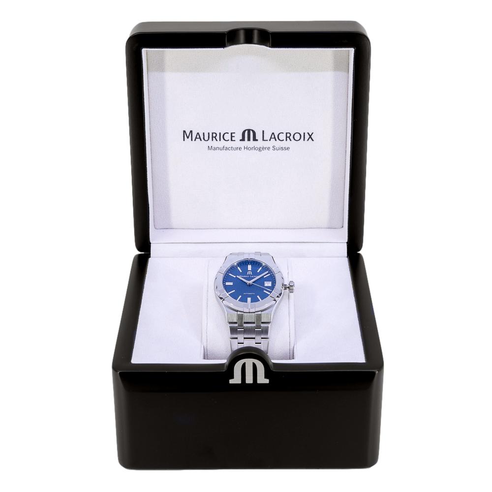 AI6007-SS002-430-1-Maurice Lacroix AI6007-SS002-430-1 Aikon Blue Dial Watch