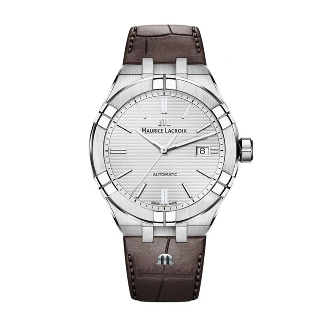 AI6008-SS001-130-1-Maurice Lacroix AI6008-SS001-130-1 Aikon Silver Dial 42mm 