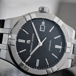 AI6008-SS001-330-1-Maurice Lacroix AI6008-SS001-330-1 Aikon Black Dial Watch