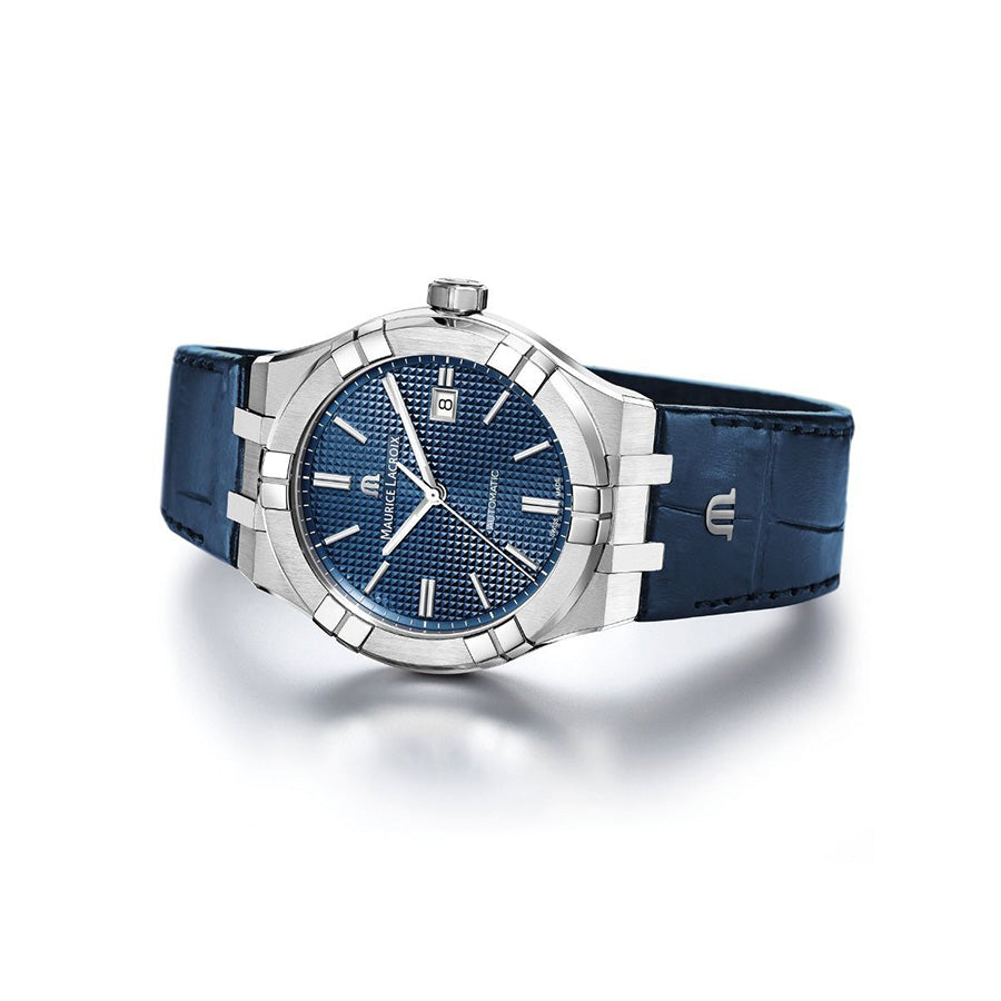 AI6008-SS001-430-1-Maurice Lacroix AI6008-SS001-430-1 Aikon Blue Dial Watch