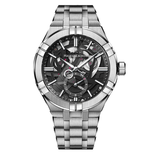 AI6028-SS002-030-1-Maurice Lacroix AI6028-SS002-030-1 Aikon Skeleton Dial Watch