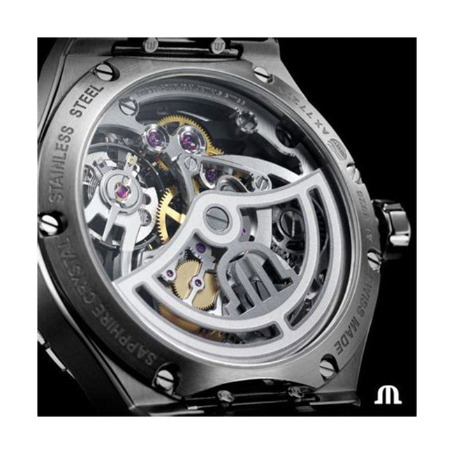 AI6028-SS002-030-1-Maurice Lacroix AI6028-SS002-030-1 Aikon Skeleton Dial Watch