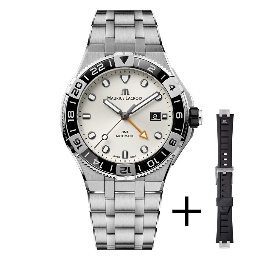 AI6158-SS00F-130-A-Maurice Lacroix AI6158-SS00F-130-A Aikon Venturer GMT Watch