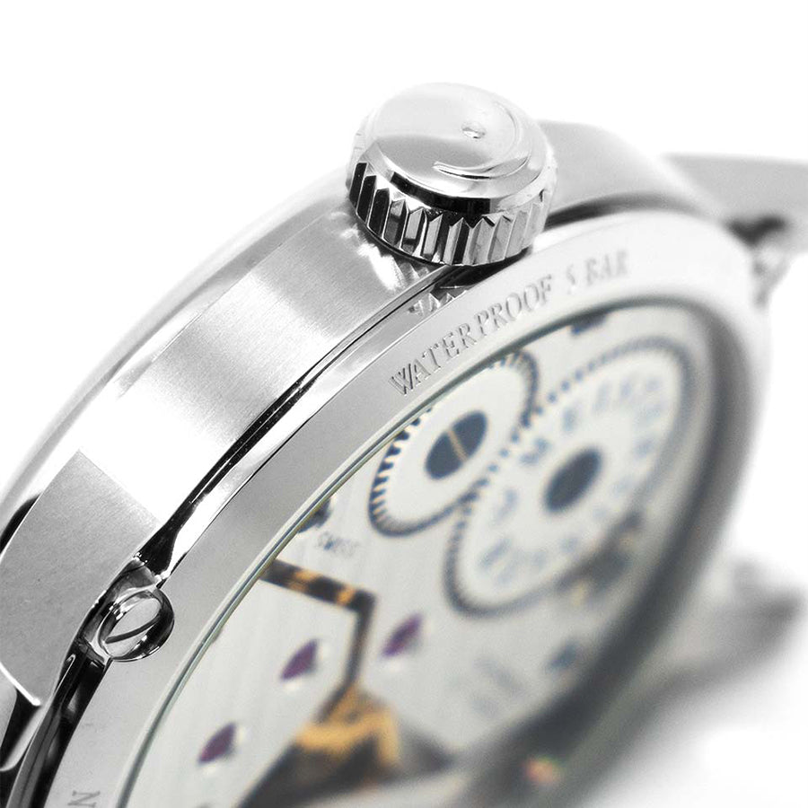 AM6608N-MeisterSinger Men's AM6608N N.02 Blue Dial Watch