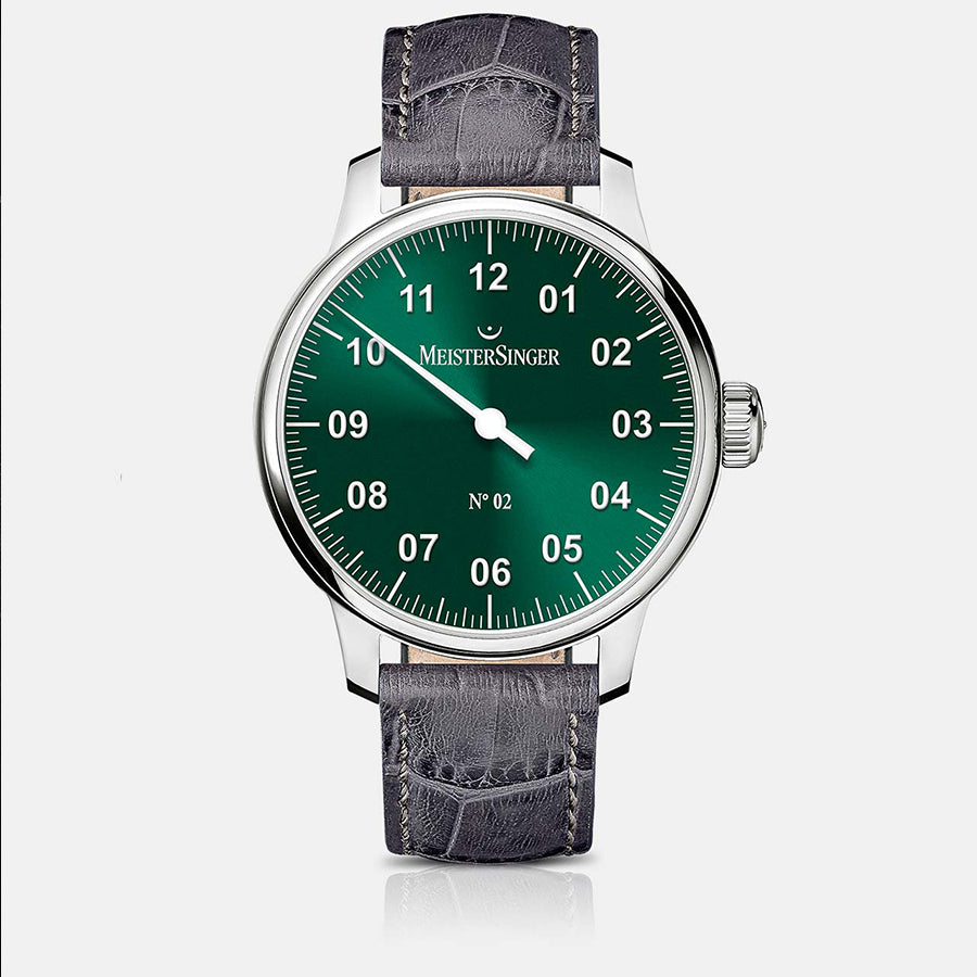 AM6609N-MeisterSinger Men's AM6609N N.02 Green Dial Watch