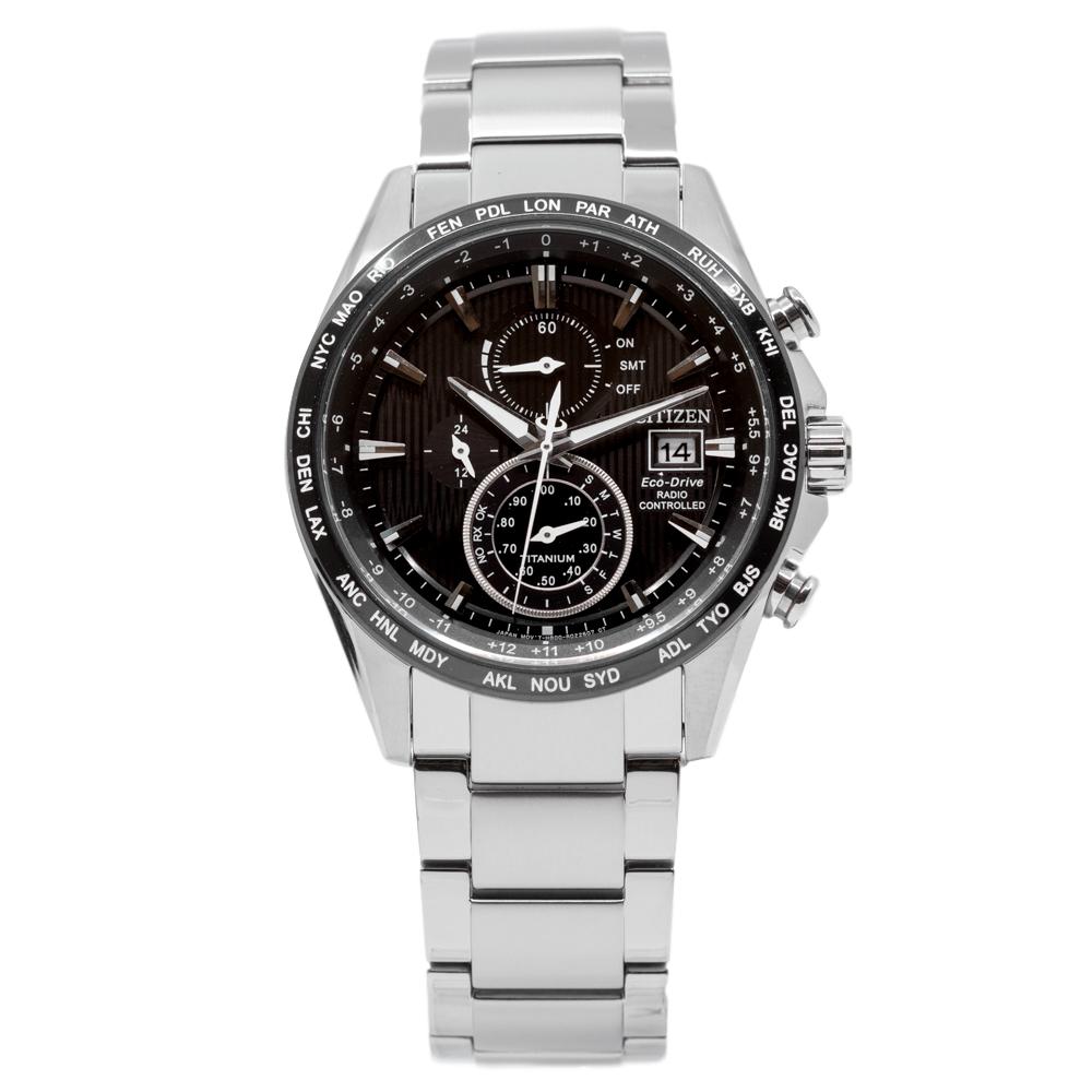 23020185中古品 CITIZEN AT8154-82E 腕時計ソーラー電波 Citizen Men's AT8154-82E Eco-Drive Chrono Perpetual Watch