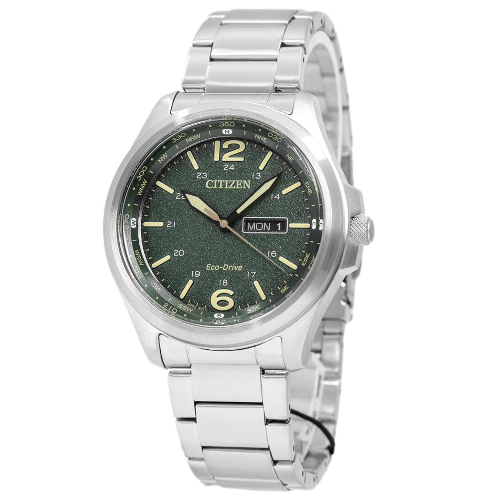 AW0110-82X-Citizen Men's AW0110-82X Eco-Drive Military Green Dial Watch
