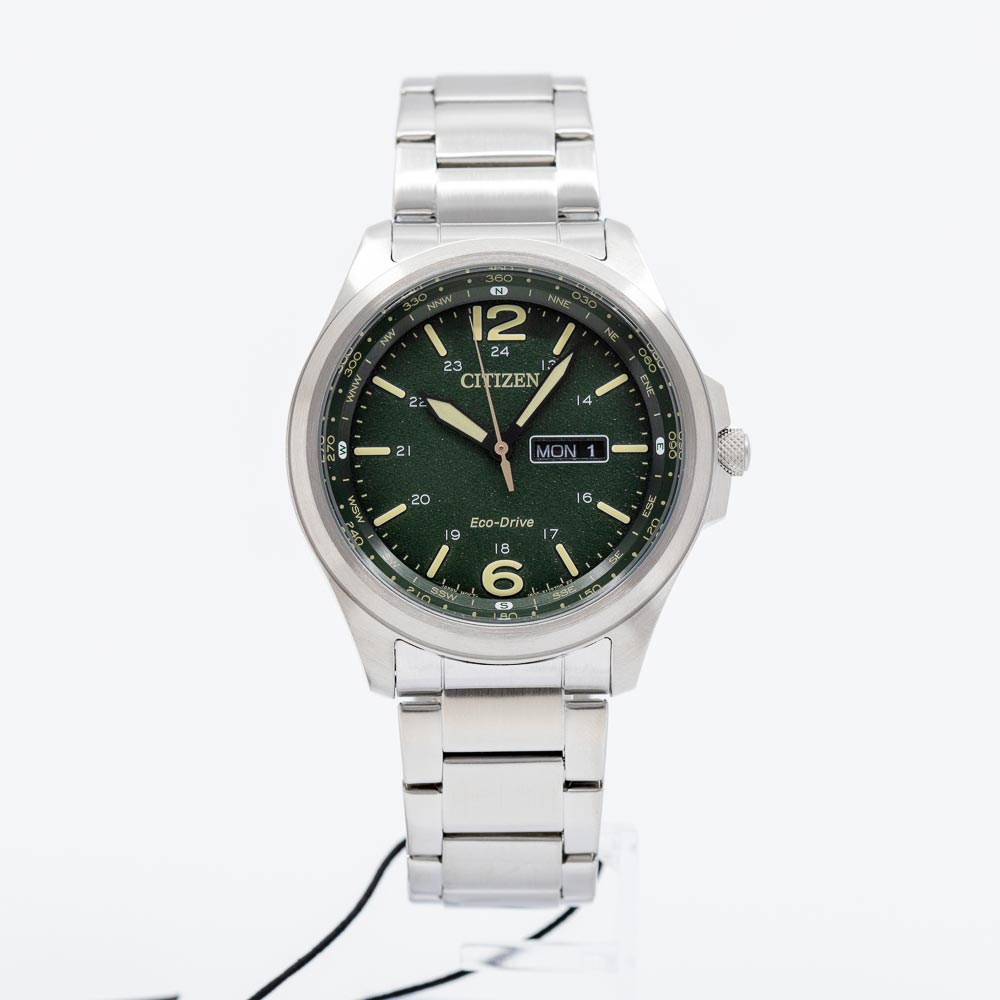 Citizen Men s AW0110 82X Eco Drive Military Green Dial Watch