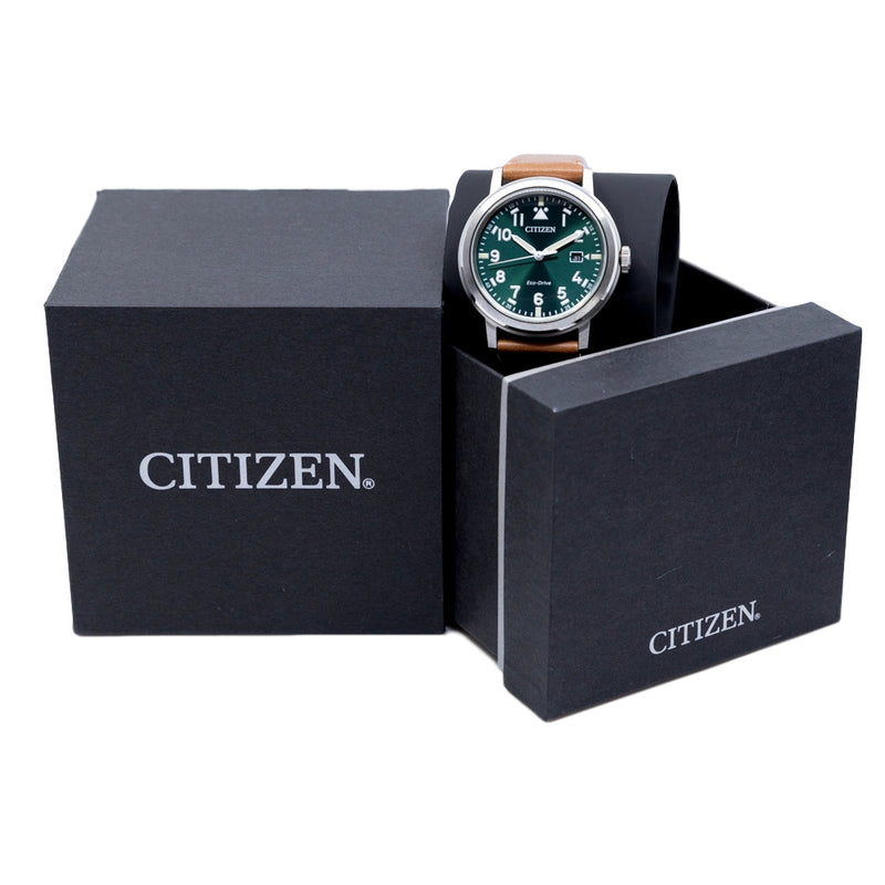 AW1620-13X-Citizen Men's AW1620-13X Military Green Dial Watch