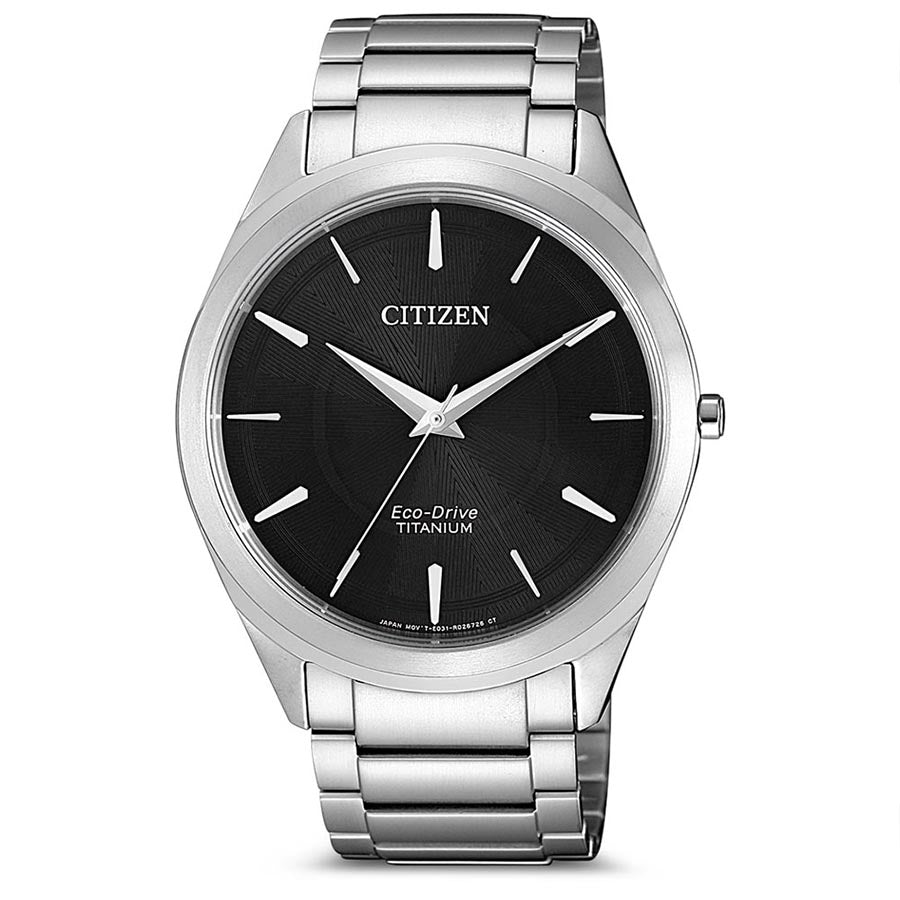 BJ6520-82E-Citizen Men's BJ6520-82E Super Titanium Black Dial Watch