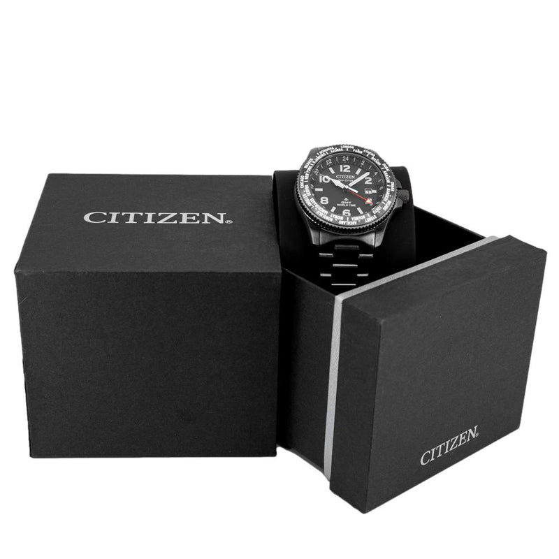 BJ7107-83E-Citizen Men's BJ7107-83E Field GMT Eco-Drive Watch 