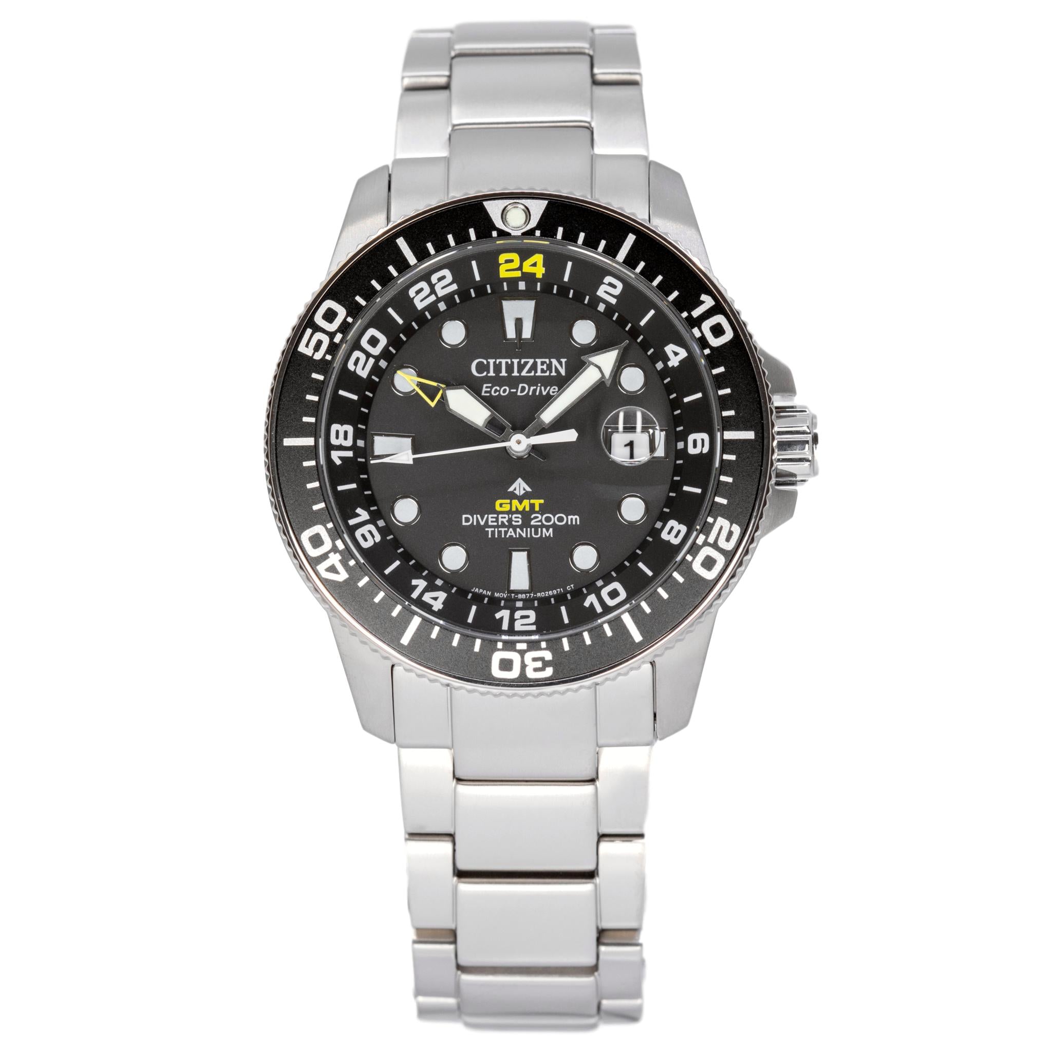 BJ7110-89E-Citizen Men's BJ7110-89E Diver's Eco-Drive GMT Watch