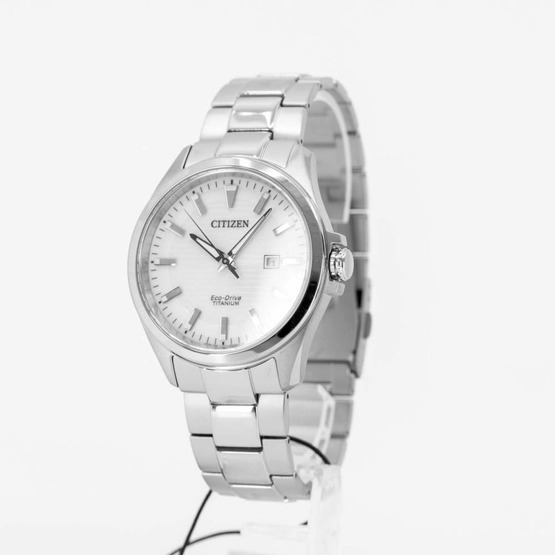Citizen Men\'s Titanium BM7470-84A Watch Dial White