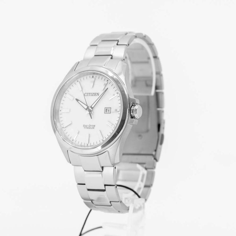 Citizen Men\'s BM7470-84A Titanium White Dial Watch