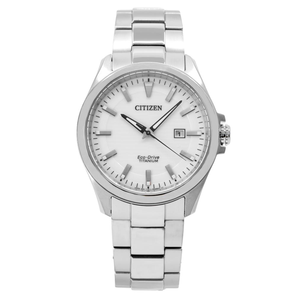 BM7470-84A-Citizen Men's BM7470-84A Titanium White Dial Watch