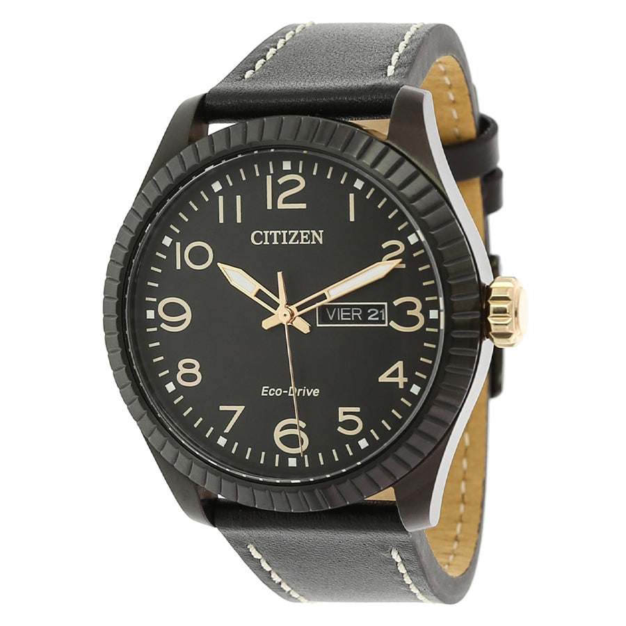 BM8538-10E-Citizen Men's BM8538-10E Urban Eco-Drive Black Dial Watch
