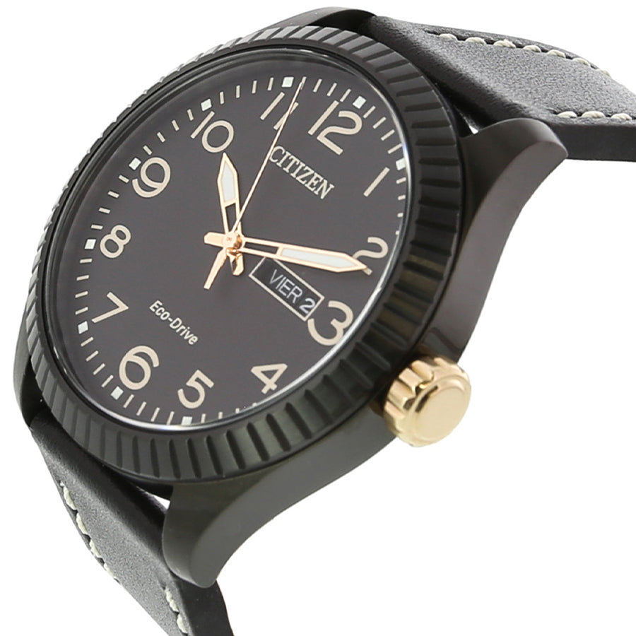 BM8538-10E-Citizen Men's BM8538-10E Urban Eco-Drive Black Dial Watch