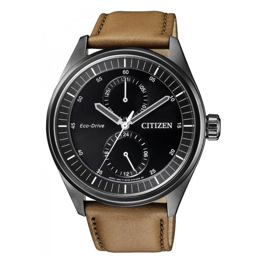 BU3018-17E-Citizen Men's BU3018-17E Eco-Drive Black Dial Watch 