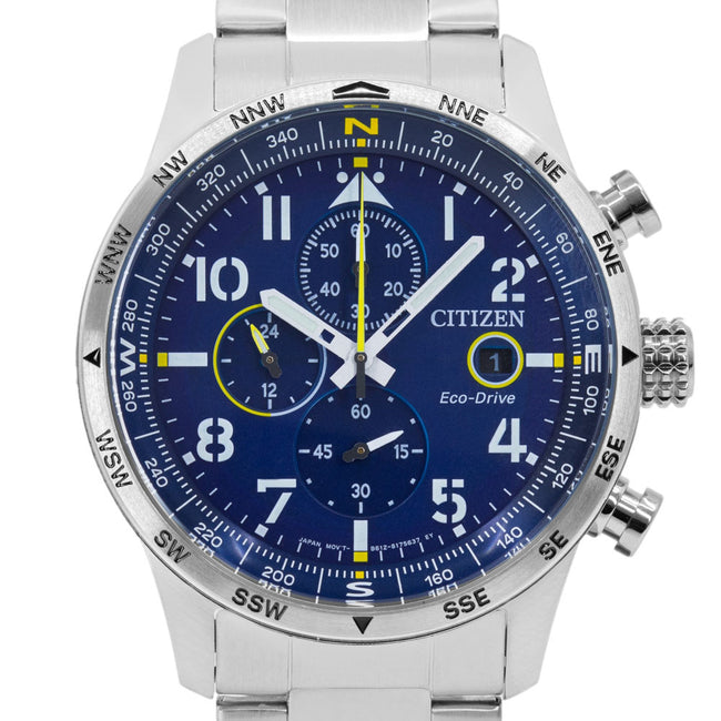 CA0790-83L-Citizen Men's CA0790-83L Aviator Blue Dial Watch