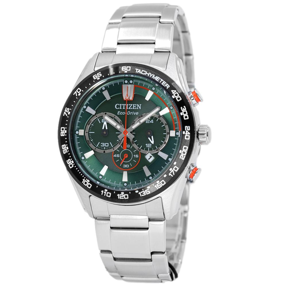 CA4486-82X-Citizen Men's CA4486-82X Chrono Sport Green Dial Watch