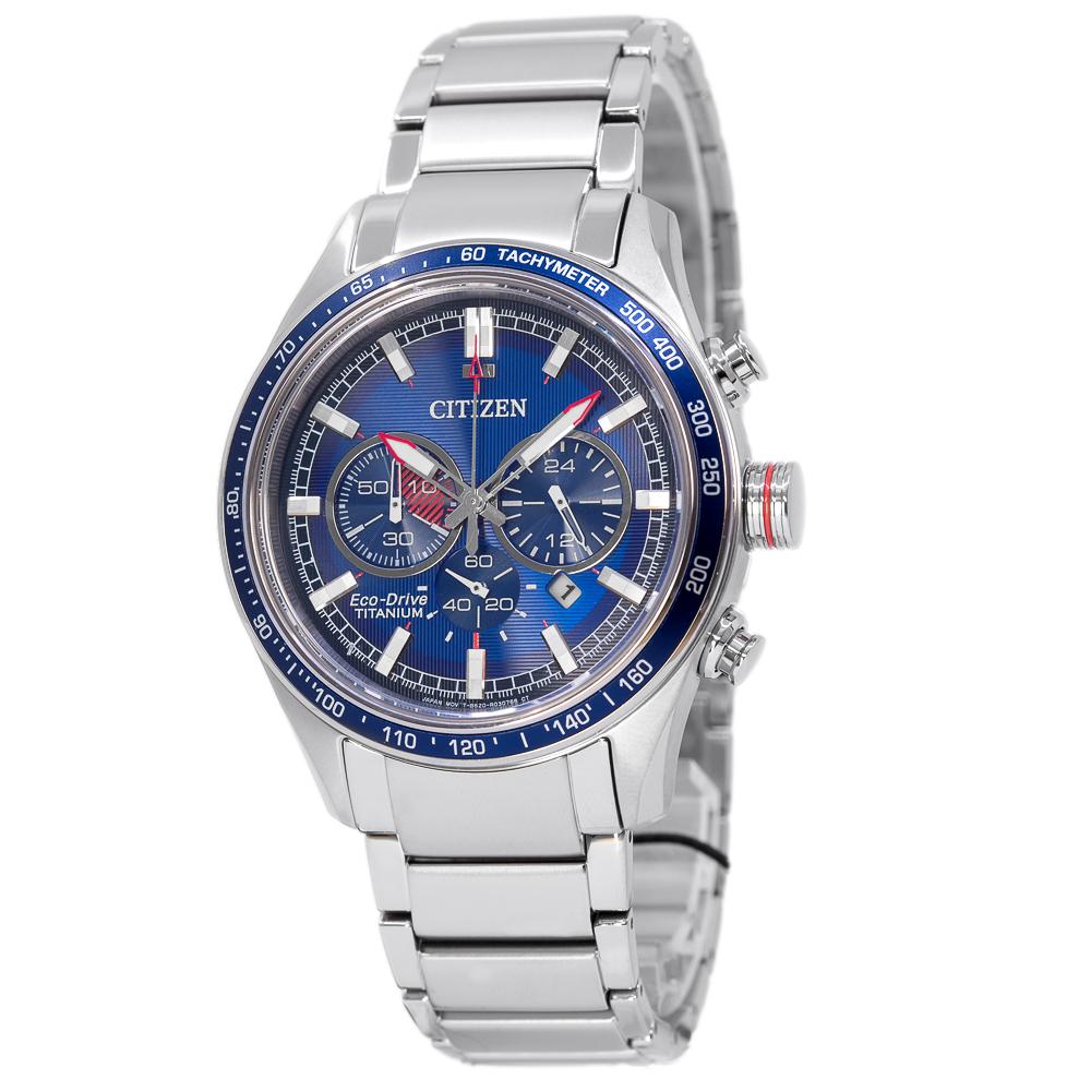 CA4490-85L-Citizen Men's CA4490-85L Super Titanium Eco-Drive Blue Watch