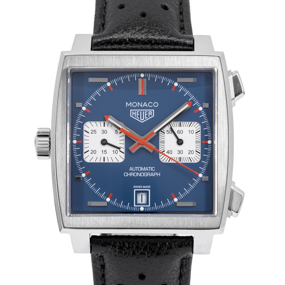 CAW211P.FC6356-Tag Heuer Men's CAW211P.FC6356 Blue Dial  Watch