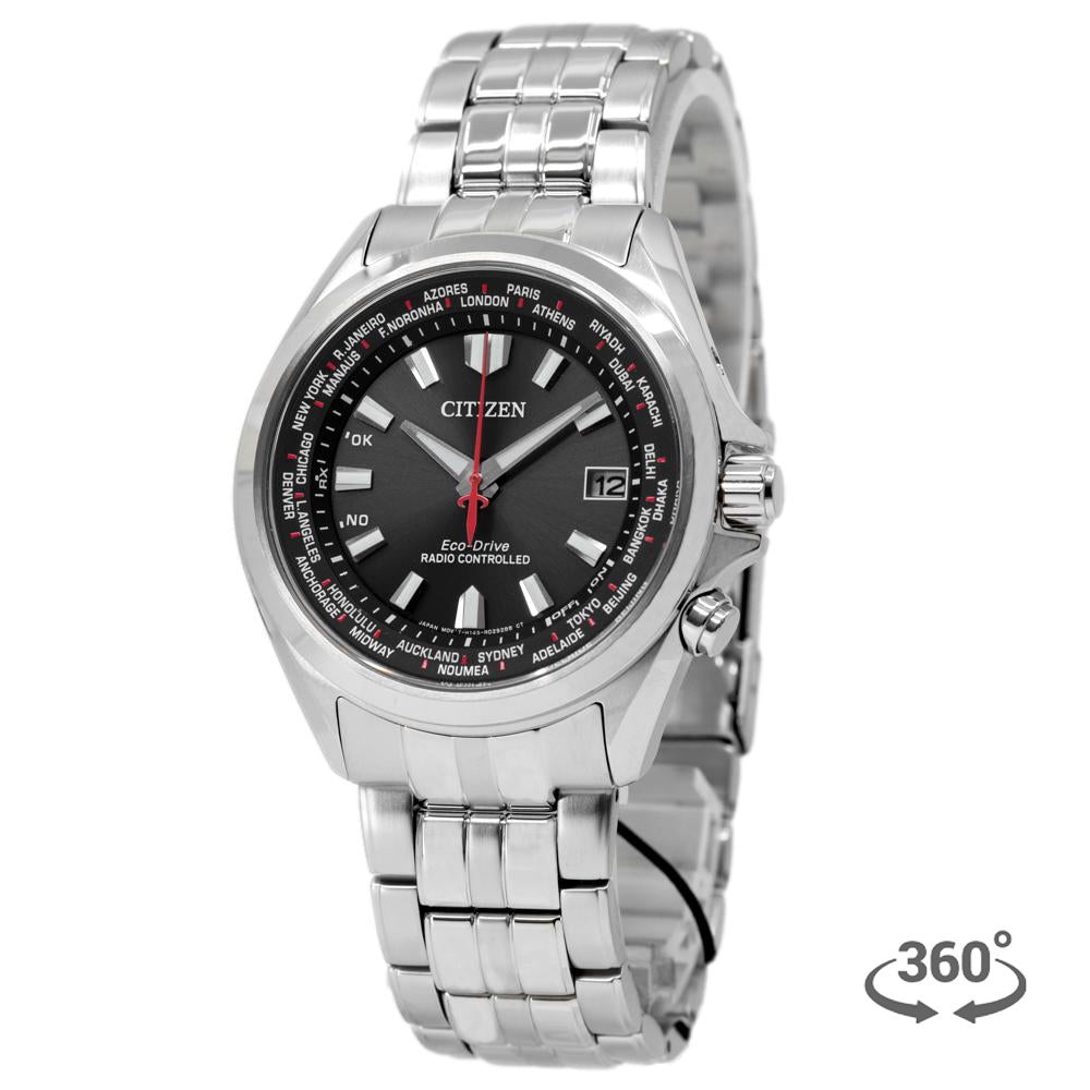 CB0220-85E-Citizen Men's CB0220-85E Radio Controlled Black Dial Watch