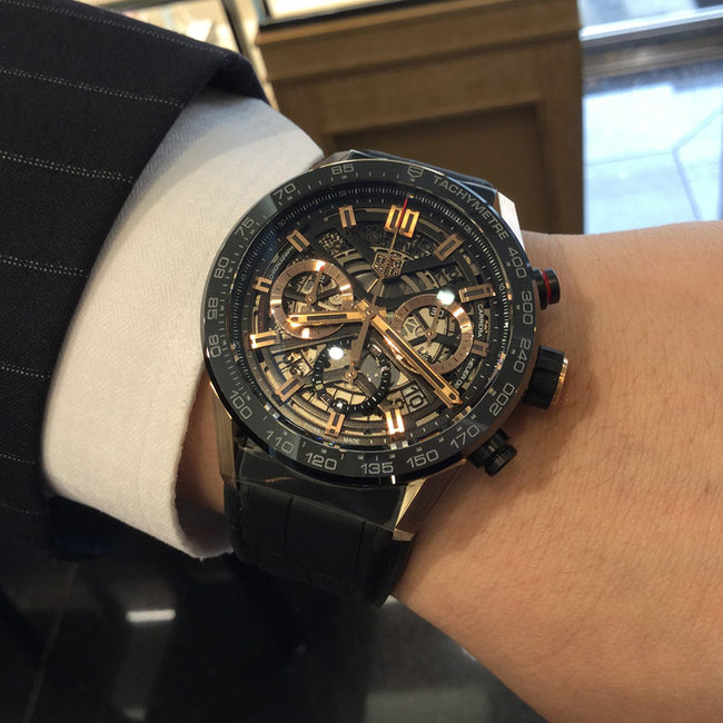 CBG2A51.FC6450-Tag Heuer Men's CBG2A51.FC6450 45mm Calibre Heuer 02 Watch