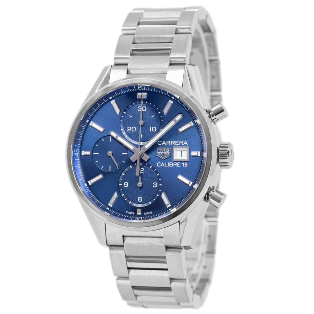 CBK2112.BA0715-Tag Heuer Men's CBK2112.BA0715 Carrera Blue Dial Auto Watch