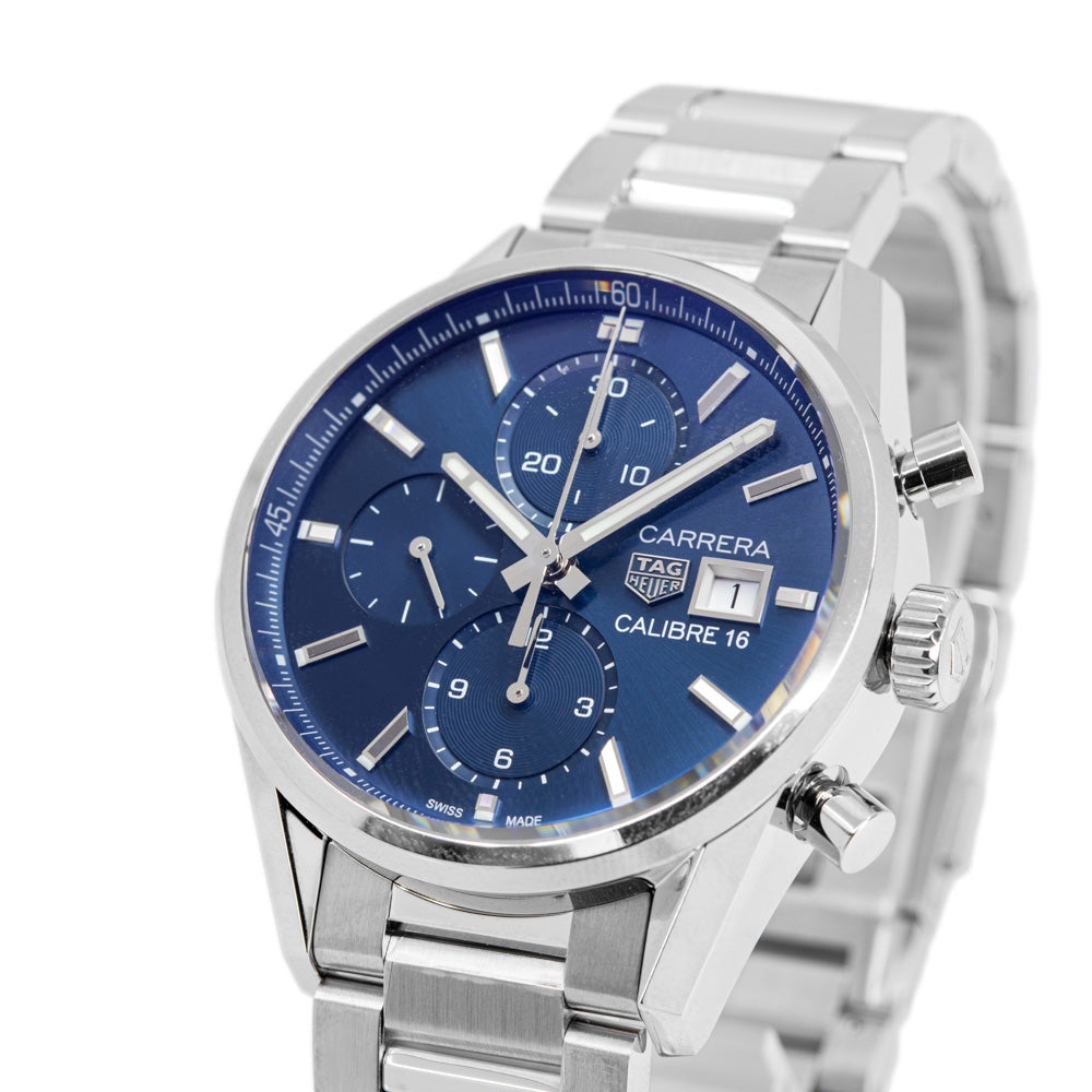 CBK2112.BA0715-Tag Heuer Men's CBK2112.BA0715 Carrera Blue Dial Auto Watch